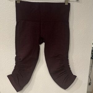 Lululemon Burgundy Leggings